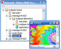 MIME explorer screenshot